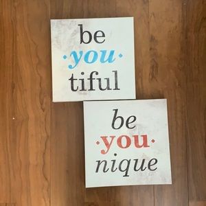be you wall canvas set